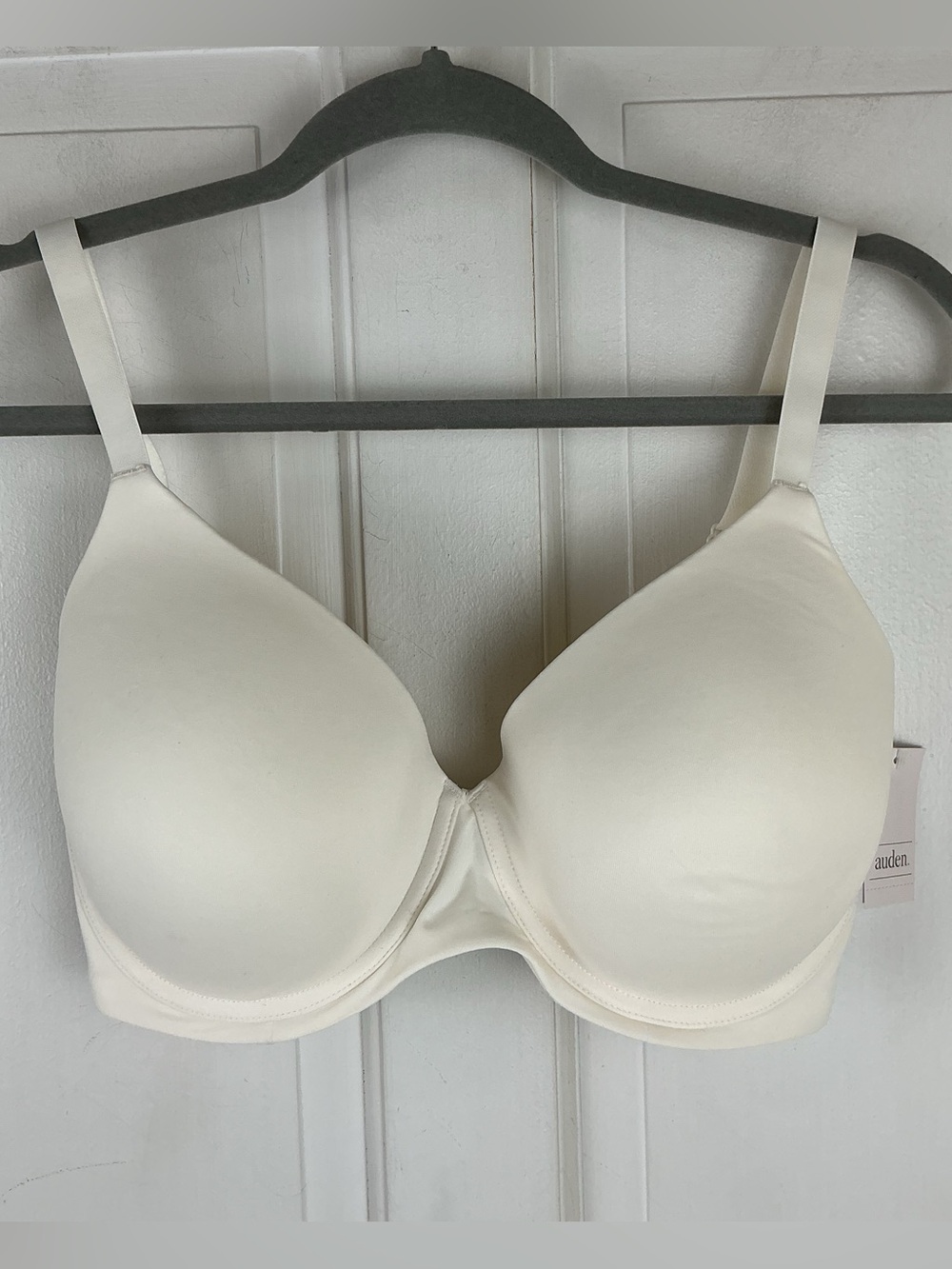 Auden 34G Bra Lightly Lined Full Coverage T-Shirt Bra 34 DDDD White